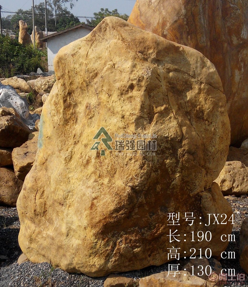 黄蜡石种类分类简介，黄蜡石鉴别方法是什么呢，广东景观石_石头_是一种_千层石